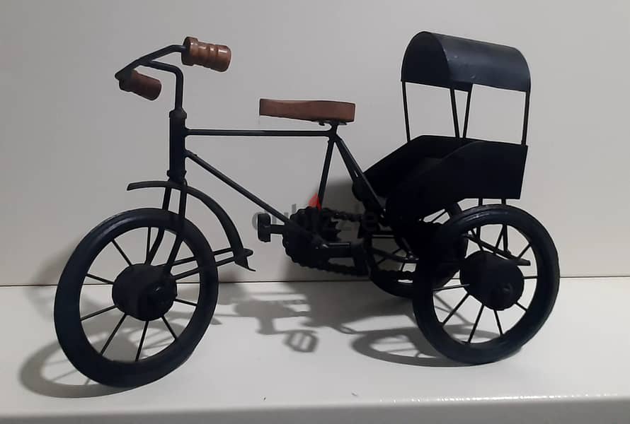 hand made old vintage cars and bycycle. 5