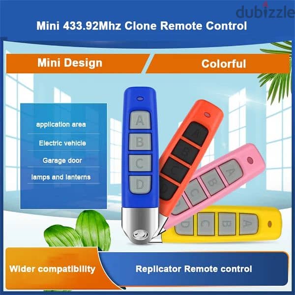 RF 433mhz remote control 2