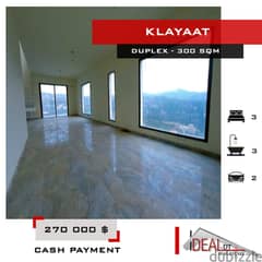 Duplex for sale in klayaat 300 SQM REF#NW56272