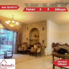 Catchy Apartment with terrace in Fanar شقة جذابة مع تراس في الفنار