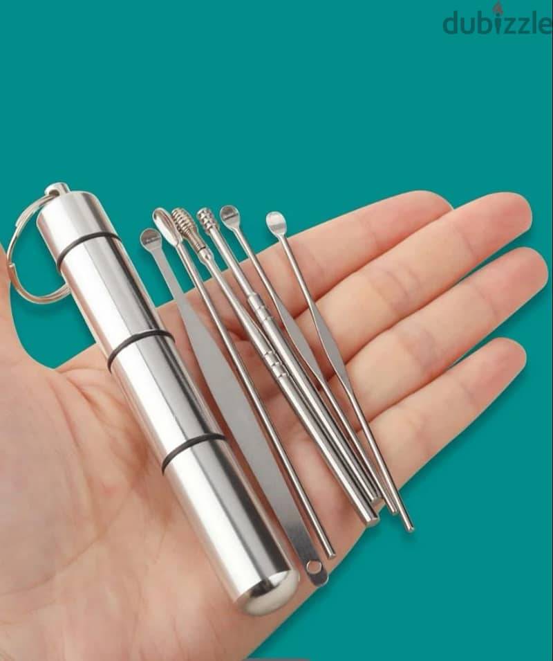 6Pcs Stainless Steel Ear Wax Remover 1