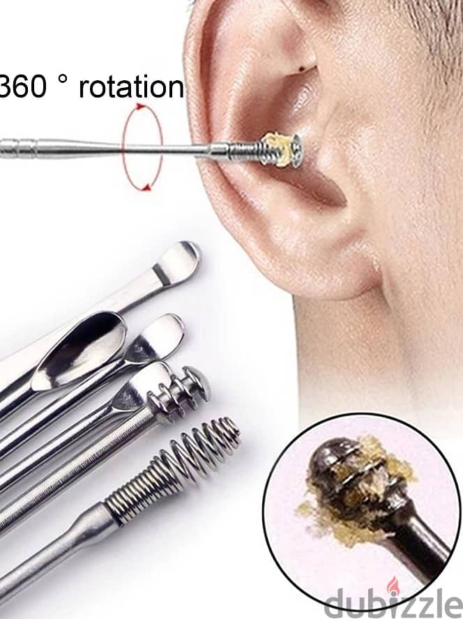 6Pcs Stainless Steel Ear Wax Remover 2
