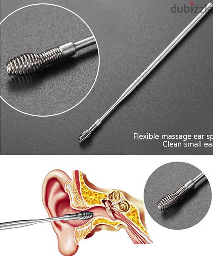 6Pcs Stainless Steel Ear Wax Remover 4