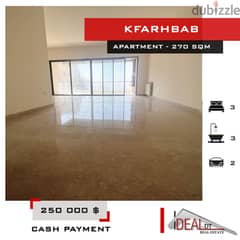 Apartment for sale in kfarhbab 270 SQM REF#MA15039 0