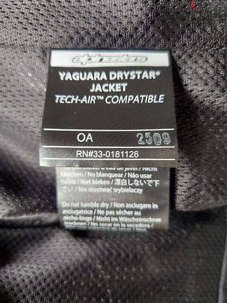 Jacket Tech -Air Yaguara Drystar compatible 8