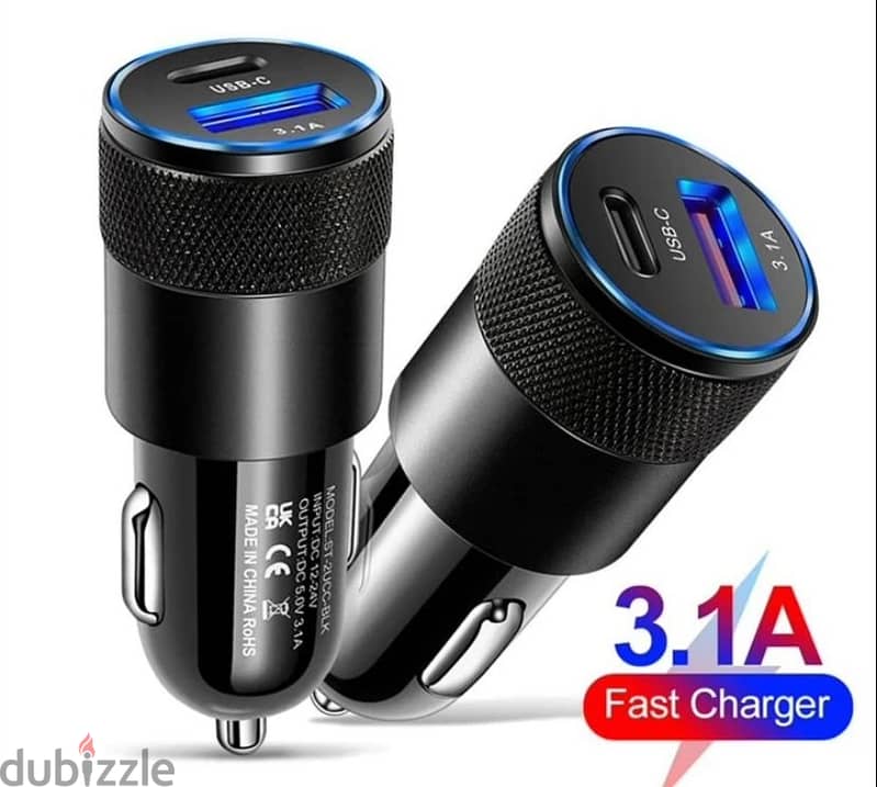 USB & Type C Car charger 1