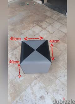 Pouf for living room (2 pieces)