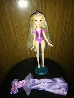 Princess RAPUNZEL Disney TANGLED Hasbro Great doll +dress +Crown=16$