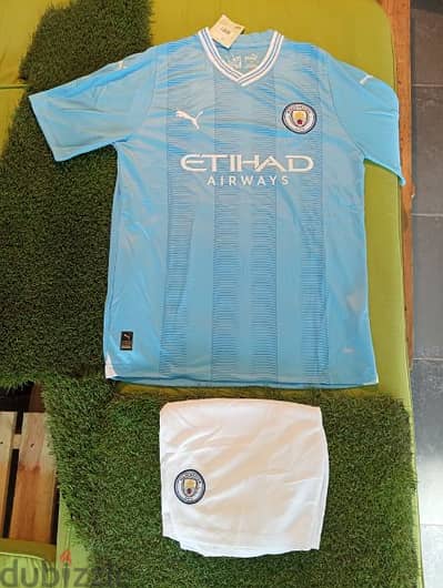 Manchester City Home Football Shirt & Short(made in Thailand)