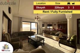 Dbayeh 220m2 | Rent | Fully Furnished | Unblock-able view | MJ