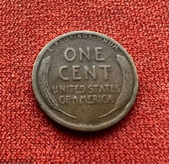 one cent year 1909 VDB United States of America 0