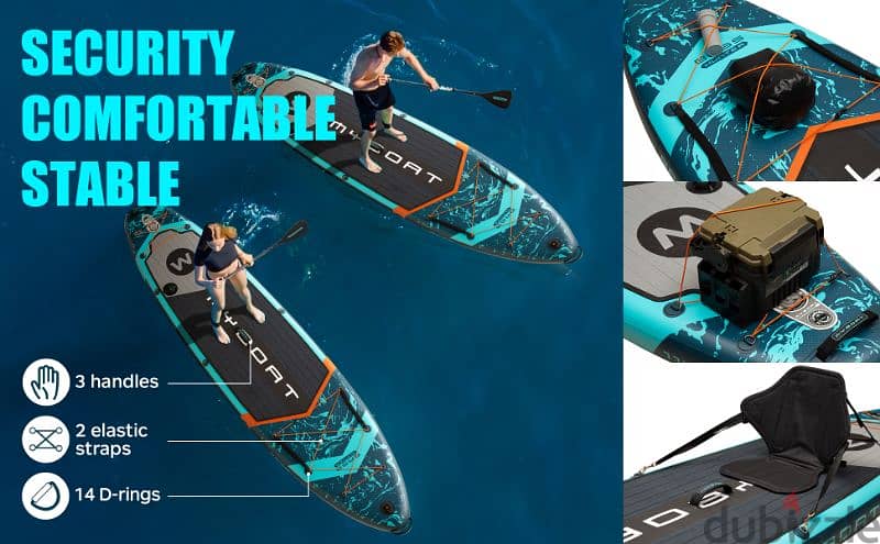 MYBOAT BASS HUNTER PRO Inflatable sup and kayak 4