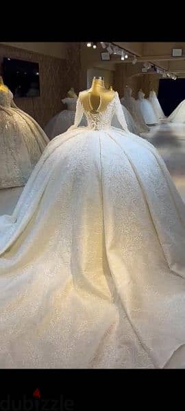 A unique designer wedding dress