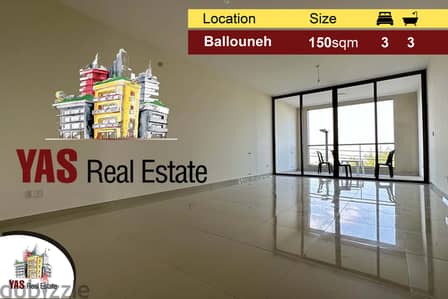 Ballouneh 150m2 | New | Luxury | View | Classy Area |