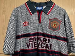 Manchester United 1995/1996 away umbro beckham 24 jersey