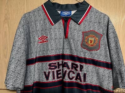 Manchester United 95/96  away umbro beckham 24 jersey