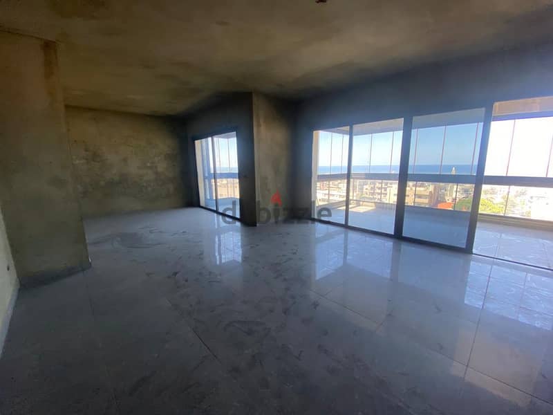 200 m2 apartment having an open sea view for sale in Zouk mikhayel 4