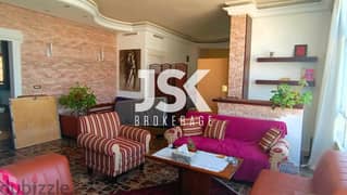 L13201-Renovated Furnished Apartment for Sale in Jounieh With A View