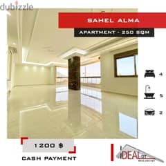 Apartment for rent in sahel alma 250 SQM REF#CE22041 0