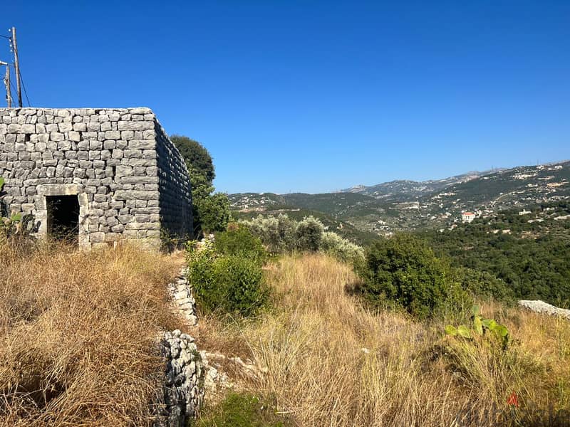 L13207-Land with An Old House for Sale In Derya, Batroun 2
