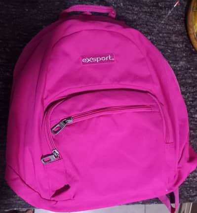 eXsport pink school bag