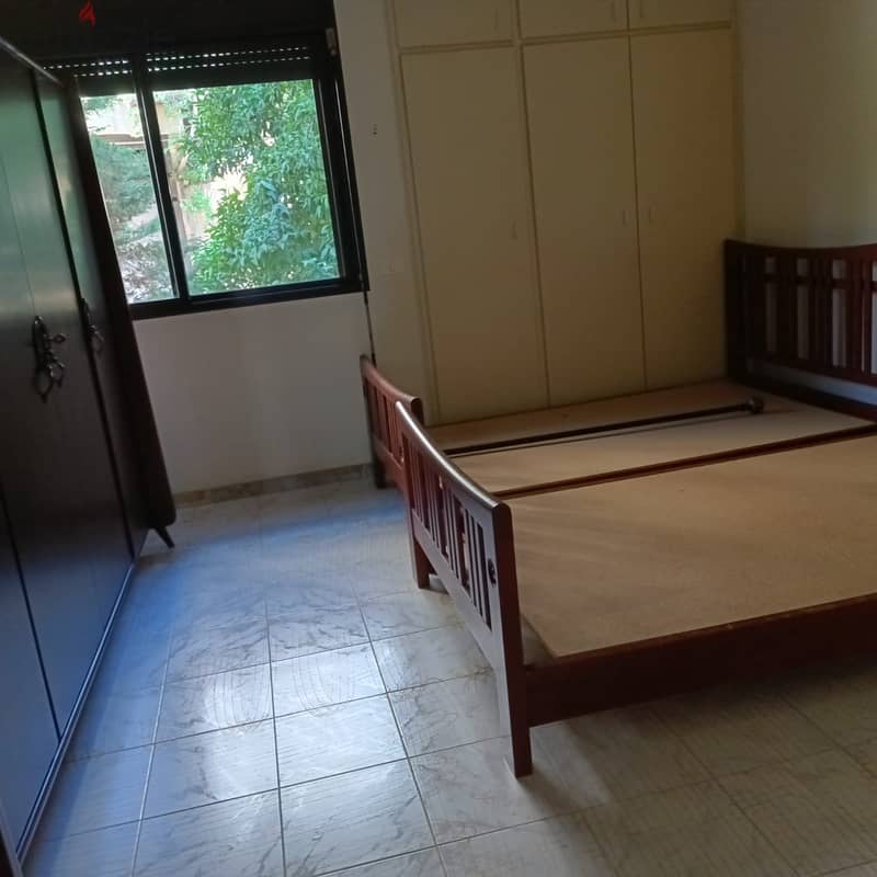 Semi furnished 210m2 apartment+open sea view for rent in Beit El Chaar 8