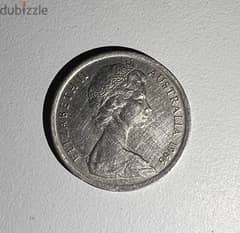 5 cents coin year 1966 Australia coin