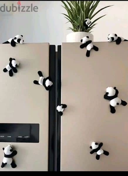 cute plush panda magnets!! 1