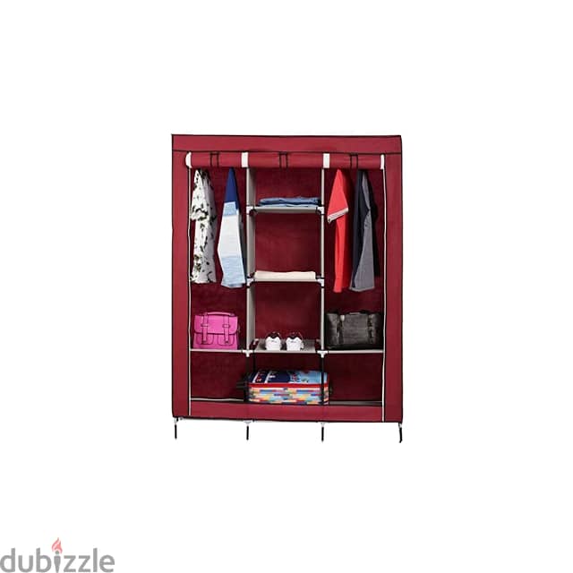 Storage Wardrobe 88130 with 3 Layers and 8 Shelves 1