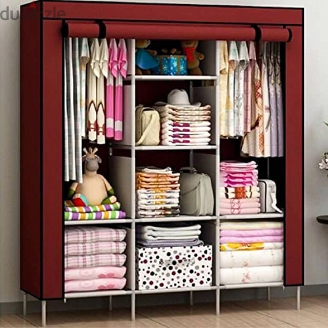 Storage Wardrobe 88130 with 3 Layers and 8 Shelves 3