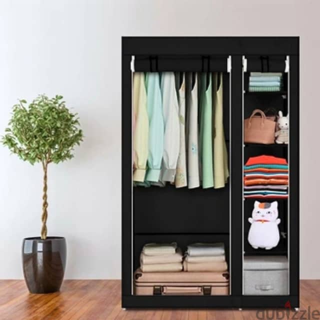 Storage Wardrobe 68110 with 2 Layers and 5 Shelves 1