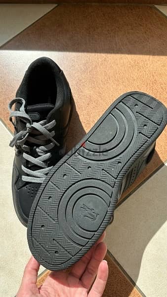 Original Lacoste Shoes Black on black 5