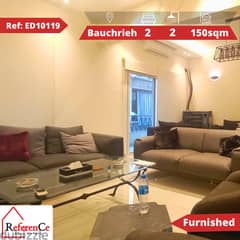Catchy Furnished Apartment in Baouchriyeh شقة مفروشة جذابة في البوشرية