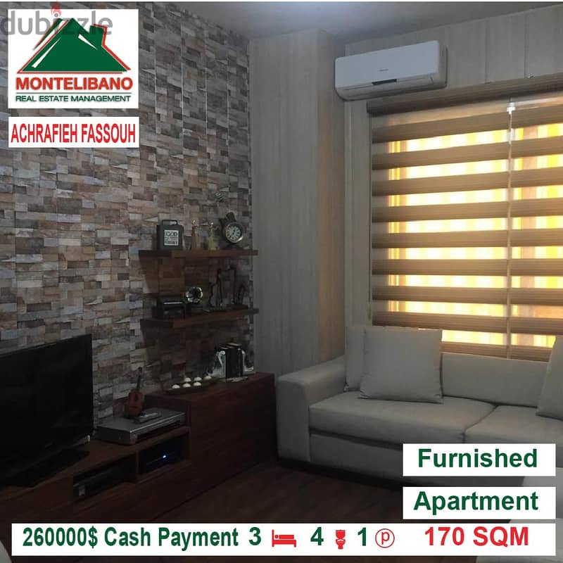 260000$!! Apartment for Sale in Achrafieh Fassouh 4