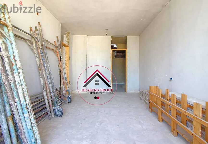Private Terrace ! Core and Shell Duplex for sale in Clemenceau 7