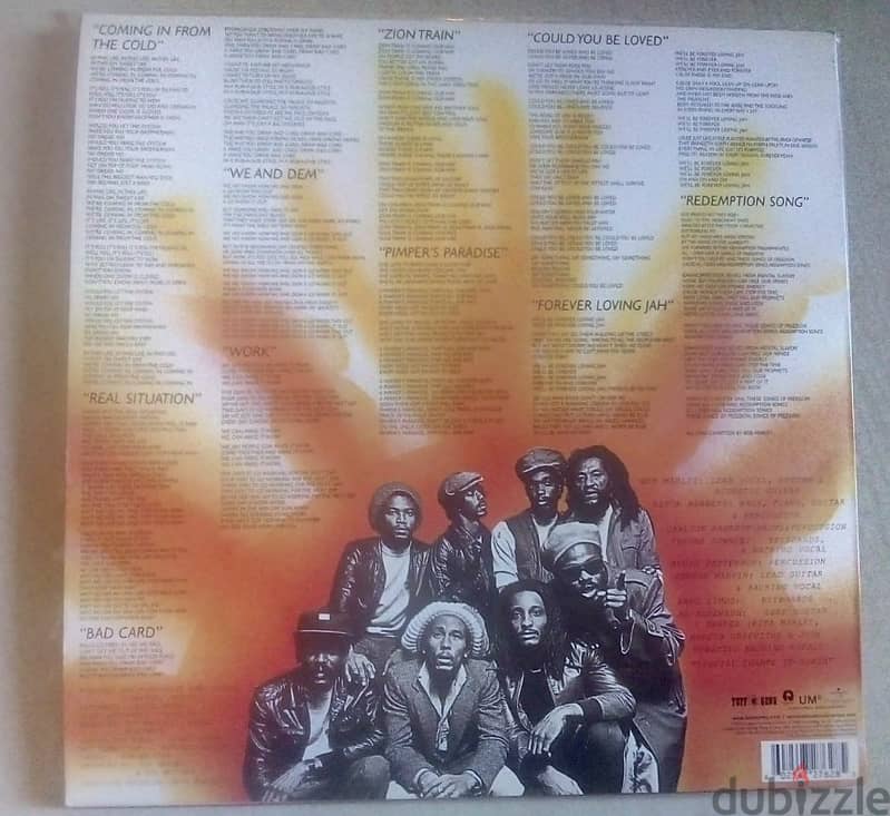 Bob Marley & the Wailers uprising vinyl 1