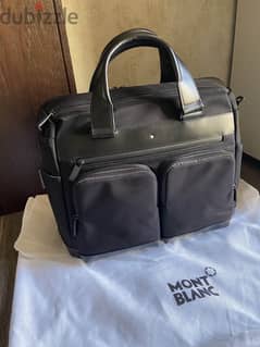 MontBlanc NightFlight Business Bag - Black Leather