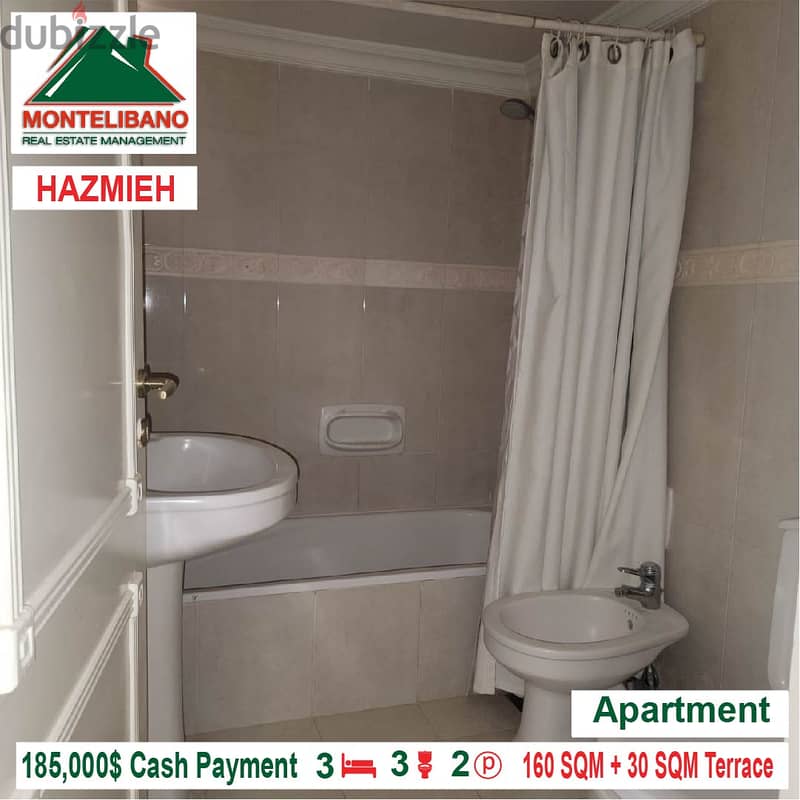 185,000$ Cash Payment!!! Apartment for sale in Hazmieh!! 3