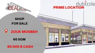 shop for sale in zouk mosbeh 60 SQM REF#EA15219