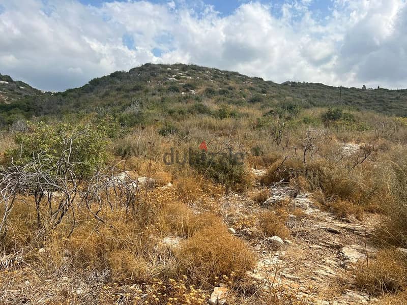 1370m2 land having an open mountain/sea view for sale in Monsef/JbeiL 3