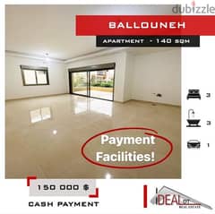 Apartment for sale in ballouneh 140 SQM REF#NW56250 0