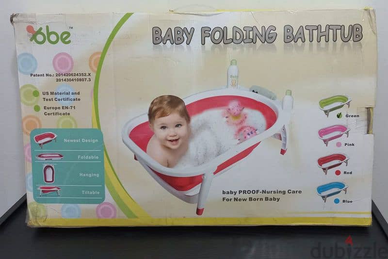 baby Folding Bathtub 2