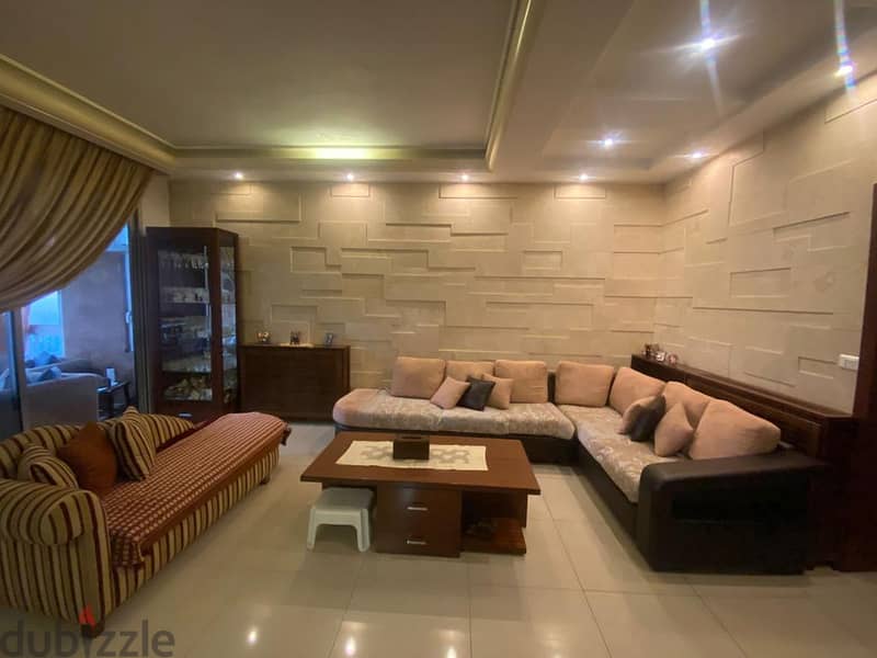 Decorated 220 m2 apartment+open mountain/sea view for sale in Ajaltoun 2