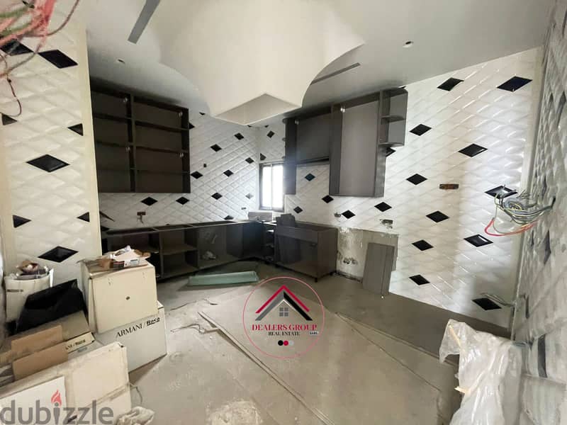 Private Pool+Terrace! Core & Shell Penthouse for sale in Ain El Tineh 2