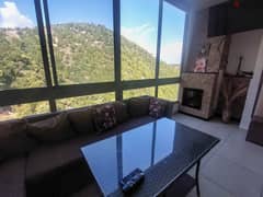 Furnished Apartment in Zikrit, Metn with Breathtaking Mountain View 0