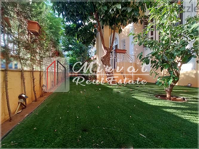 Private Garden|Charming Vintage Apartment For Rent Achrafieh 2200$ 4