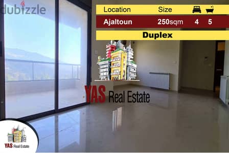 Ajaltoun 250m2 | Luxury Duplex |  View | Ballouneh Borders |