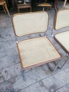 كراسي تصميم سبعينات ايطالي مميز vintage chairs chrome italy original