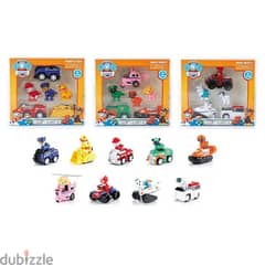 Paw Patrol Set 3 Puppies With 3 Cars 0