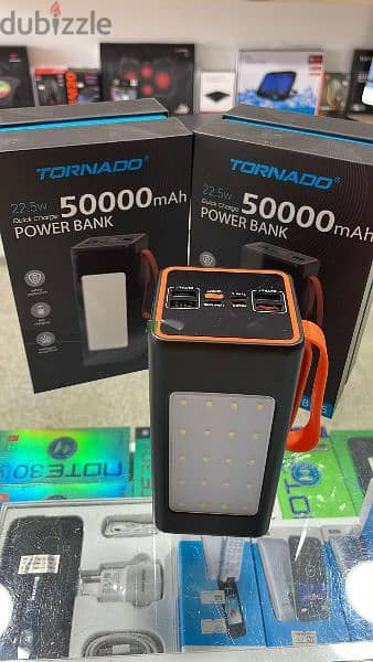 POWERFUL 50000 mAh POWER BANK WITH STRONG LED LIGHT ,LAMP 1
